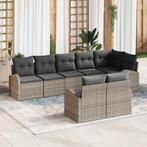 vidaXL Tuin Sofa Set 8 pcs poly rattan, Tuin en Terras, Verzenden, Nieuw, Rotan