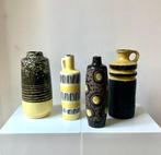 Strehla, VEB Haldensleben - Vaas - Keramiek - Vier DDR-vazen