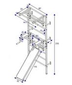 Gymnastiek ladder Dip Station | Metaal | Premium | OP=OP, Ophalen of Verzenden, Nieuw, Armen, Overige typen