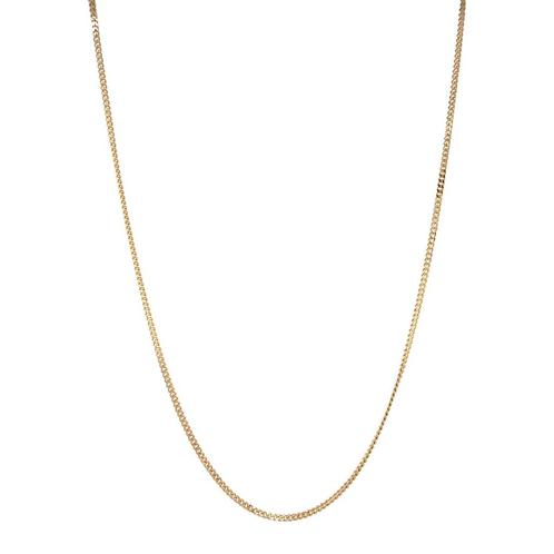 Gouden lengtecollier gourmet 50.5 cm 14 karaat, Sieraden, Tassen en Uiterlijk, Kettingen, Goud, Zo goed als nieuw, Goud, Verzenden