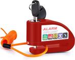 VINZ Elbroes Alarm Schijfremslot 6mm - Rood, Motoren, Accessoires | Sloten, Nieuw