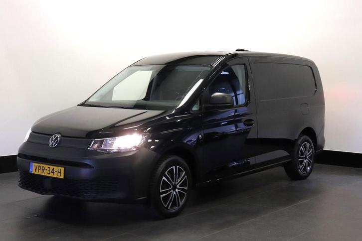 Volkswagen Caddy Cargo Maxi 2.0 TDI EURO 6, Auto's, Bestelauto's, Dealer onderhouden, Lease, Zwart, Handgeschakeld, Overige kleuren