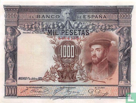 Spanje - 1000 peseta  - 1925, Postzegels en Munten, Bankbiljetten | Europa | Niet-Eurobiljetten, Verzenden