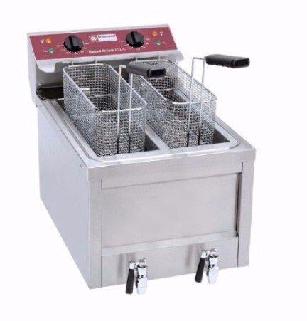 Friteuse patato twister - 2x 8L - 9kW, Zakelijke goederen, Horeca | Keukenapparatuur, Nieuw in verpakking, Verzenden