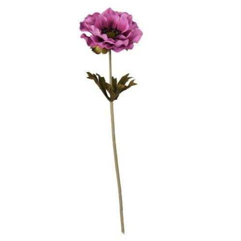 Anemoon Plum 37 cm / st – Zijdebloem zijdebloem, Huis en Inrichting, Woonaccessoires | Kunstplanten en Kunstbloemen, Nieuw, Ophalen of Verzenden