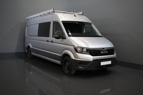MAN TGE 3.180 180 pk DSG Aut. L4H3 DC Dubbel Cabine BPM VRIJ, Auto's, Bestelauto's, Onderhoudsboekje, Lease, Automaat, Overige kleuren