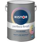 Histor Perfect Finish Muurverf Reinigbaar Matt Wit 5L, Doe-het-zelf en Verbouw, Verf, Beits en Lak, Verzenden, Wit, Nieuw, Verf