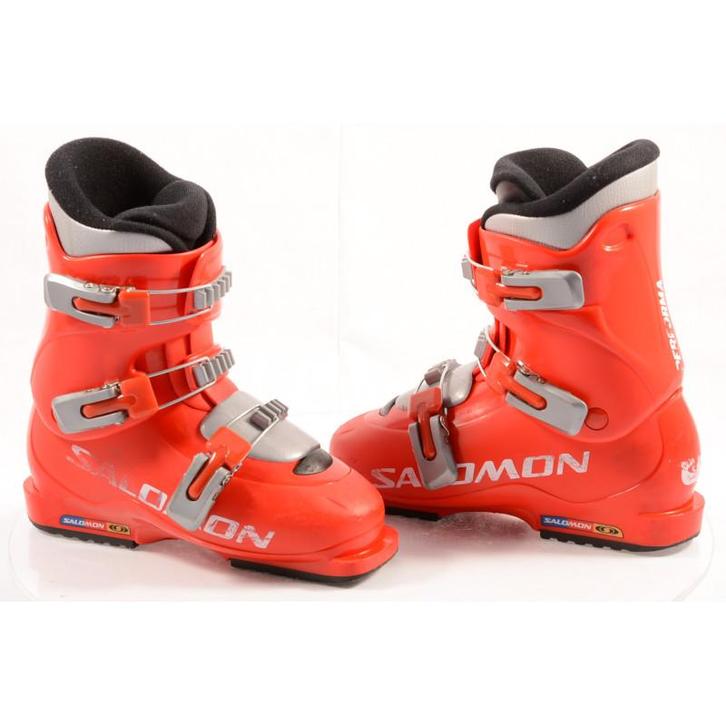 39 40 kinder skischoenen SALOMON PERFORMA T3, red ( TOP staa, Sport en Fitness, Skiën en Langlaufen, Skiën, Schoenen, Gebruikt