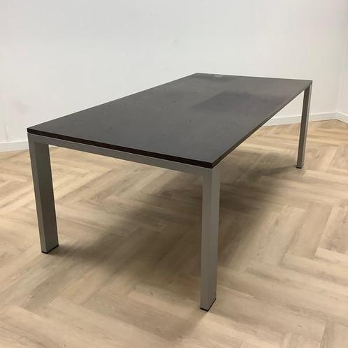 Tweedehands ARCO design tafel, 210x105 cm, donker/bruin hout, Zakelijke goederen, Kantoor en Winkelinrichting | Kantoormeubilair en Inrichting
