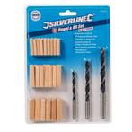 Silverline Deuvel- en boorset - 47-delig - Ø 6, 8 en 10 m.., Ophalen of Verzenden, Nieuw