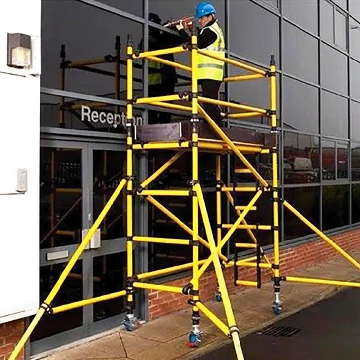 Rolsteiger kunststof carbon Prosafe 85 x 200 x 4 m wh, Doe-het-zelf en Verbouw, Steigers, Rolsteiger of Kamersteiger, Nieuw, Verzenden