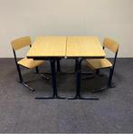 Complete school set Galvanias 9 stuks tafels + stoelen, Ophalen of Verzenden, Gebruikt, Bureau