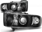 Koplampen DODGE RAM 94-01 ANGEL EYES ZWART, Auto-onderdelen, Verlichting, Ophalen of Verzenden, Nieuw