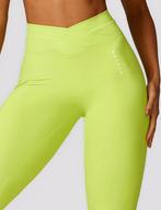 High Wasted Leggings - Neon Lime / M, Verzenden, Nieuw
