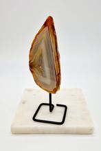 Agaat op standaard, Verzamelen, Mineralen en Fossielen, Ophalen of Verzenden