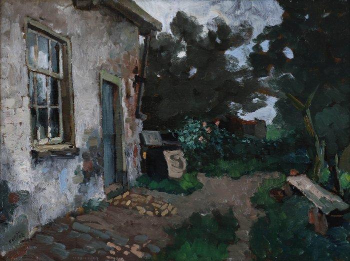 Willem Hendrik van der Nat (1864–1929) - Achtertuin, Antiek en Kunst, Kunst | Schilderijen | Klassiek