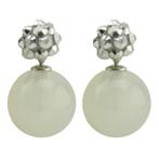 Fako Bijoux® - Oorbellen - Disco Dots - Candy - Wit, Verzenden, Nieuw