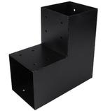 Starx paalverbinder hoekmodel 120x120 mm zwart, Doe-het-zelf en Verbouw, Ophalen of Verzenden, Nieuw