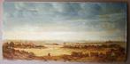 Europese school (XIX) - Landschap met dorpen en figuren