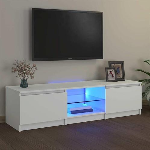 TV Meubel Wit 140cm LED - Retourdeal - 50% Korting!, Huis en Inrichting, Kasten | Televisiemeubels, 25 tot 50 cm, Nieuw, Minder dan 100 cm