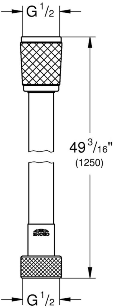 Grohe Doucheslang van €43.00 voor €20.46, Doe-het-zelf en Verbouw, Sanitair, Kraan, Nieuw, Ophalen of Verzenden