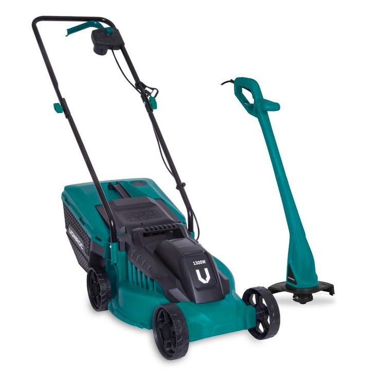 Grasmaaier 1300W en Grastrimmer 300W | Complete set, Tuin en Terras, Grasmaaiers, Nieuw, Verzenden