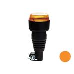Led flitslamp Met Flexibele DIN Steun Oranje, Ophalen of Verzenden, Nieuw