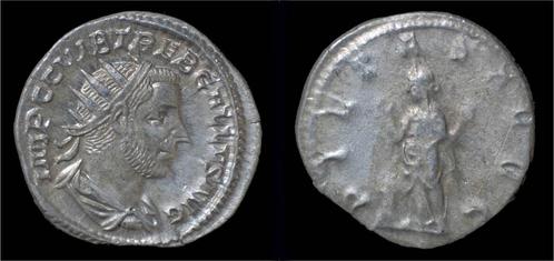 251-253ad Roman Trebonianus Gallus Ar antoninianus Pietas..., Postzegels en Munten, Munten | Europa | Niet-Euromunten, Verzenden