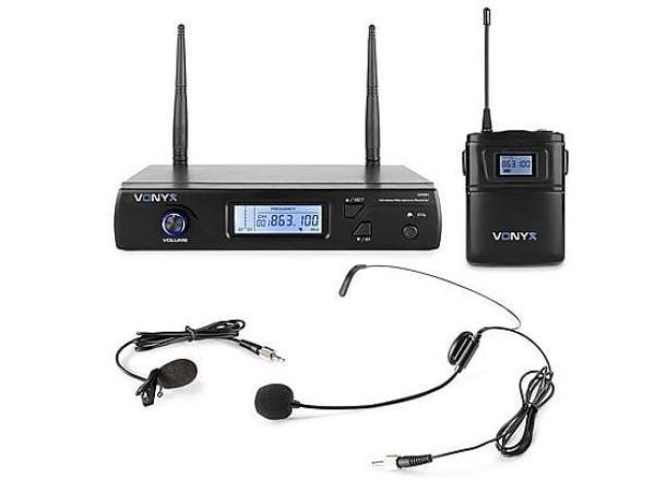 Veiling - VONYX WM61B draadloze headset microfoon, Muziek en Instrumenten, Microfoons