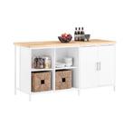 Keukeneiland met Opbergruimte – 170×89×60 cm, MDF en Hout, Huis en Inrichting, Keuken | Keukenelementen, Verzenden, Nieuw