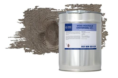 Wixx Houtolie Universeel UV+ Grijs 1L, Doe-het-zelf en Verbouw, Verf, Beits en Lak, Verf, Grijs, Nieuw, Minder dan 5 liter, Verzenden