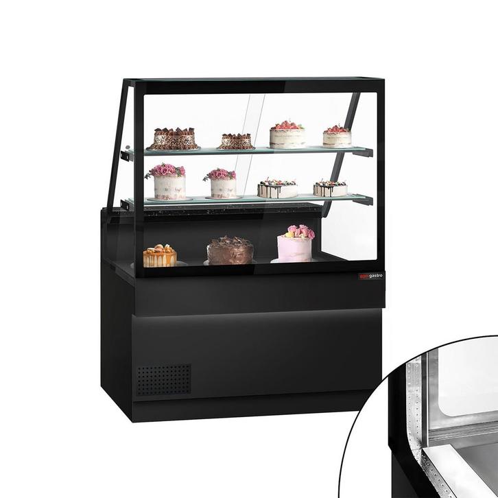 GGM Gastro | Koelvitrine TORONTO - 1300mm - Dubbele |, Zakelijke goederen, Horeca | Meubilair en Inrichting, Nieuw in verpakking