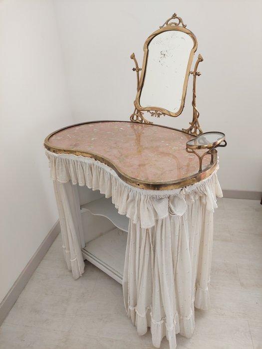 Kabinet - Hout, Metaal, Marmer - Verzorging, Antiek en Kunst, Antiek | Overige Antiek