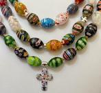 Cristal de Murano Levensbloem met kruis en vierkant kruis