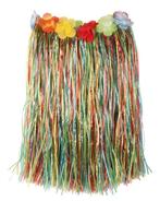 Hawaii rok meerkleurig 50 cm, Kleding | Dames, Carnavalskleding en Feestkleding, Nieuw, Ophalen of Verzenden