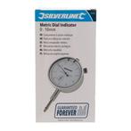 Silverline Metrische meetklok - schokbestendig - 0-10 mm..., Doe-het-zelf en Verbouw, Ophalen of Verzenden, Nieuw