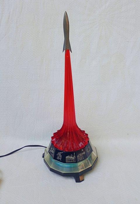 Yuzhmash USSR Nachtlamp Ruimte Tijdperk naar de 25ste, Antiek en Kunst, Antiek | Wandborden en Tegels