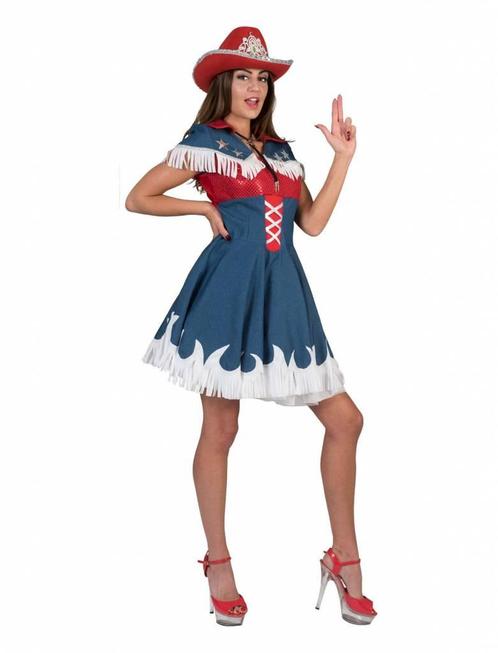 Cowgirl Jurk Jeans, Kleding | Dames, Carnavalskleding en Feestkleding, Nieuw, Ophalen of Verzenden