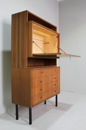 Vintage drankkast, highboard, wandkast - jaren 60, WK-möbel beschikbaar voor biedingen