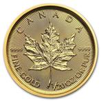 Canada. 2018 1/20 oz $1 CAD Canadian Gold Maple Leaf Coin, Postzegels en Munten, Edelmetalen en Baren