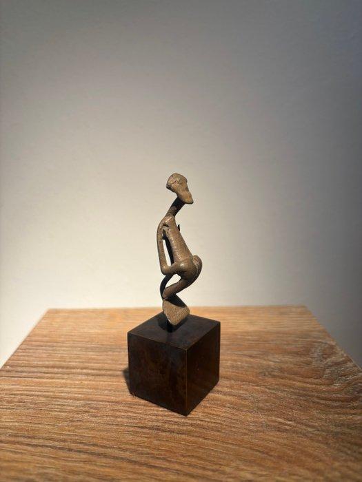 Kulango bronze figure - Figuur - kulango - kulango -, Antiek en Kunst, Kunst | Niet-Westerse kunst