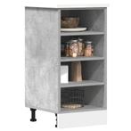 vidaXL Onderkast Riga 40x44,5x81,5 cm bewerkt hout, Huis en Inrichting, Keuken | Keukenelementen, Verzenden, Nieuw, Grijs