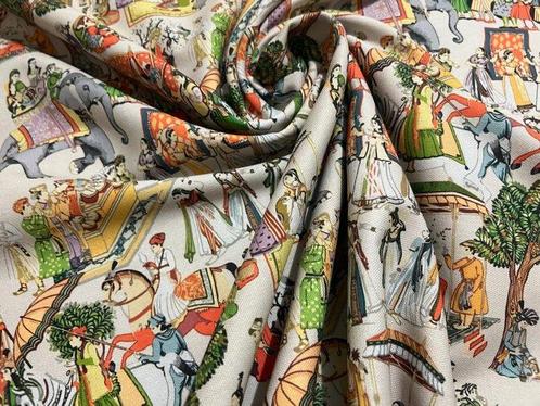 Historische Herinneringen - Katoenen Stof voor Wanddecoratie, Antiek en Kunst, Antiek | Kleden en Textiel