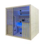 Finse sauna Blue Lagoon | 4-6p | Aspen | 206x205x204, Sport en Fitness, Sauna, Ophalen of Verzenden, Nieuw, Fins of Traditioneel