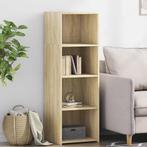 vidaXL buffetkast 40x41x124 cm bewerkt hout sonoma, Huis en Inrichting, Kasten | Buffetkasten, Minder dan 50 cm, Verzenden, 100 tot 150 cm