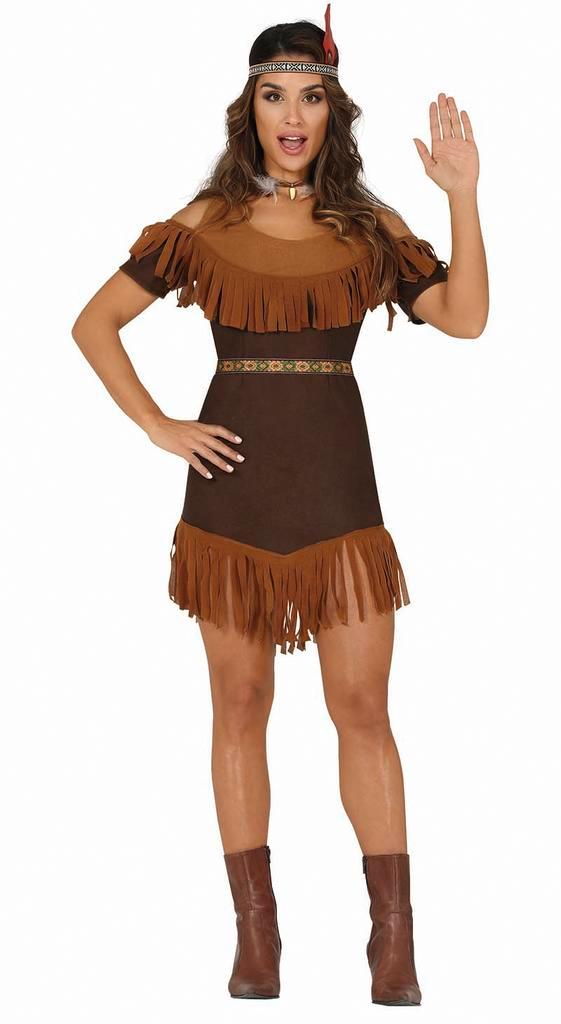 Indiaanse Jurk Dames, Kleding | Dames, Carnavalskleding en Feestkleding, Nieuw, Verzenden