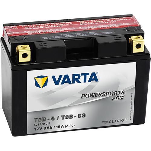 Varta Agm T9b-4 / T9b-bs, Watersport en Boten, Bootonderdelen, Verzenden