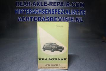 Vraagbaak Opel Kadett D 1979 - 1981 benzinemodellen. beschikbaar voor biedingen