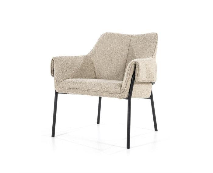 Fauteuil Tony | Taupe Copenhagen | Eleonora, Huis en Inrichting, Fauteuils, Nieuw, Ophalen of Verzenden