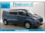 Ford Transit Custom 300 2.0 TDCI L2H1 DC 6-Zits Carplay PDC, Blauw, Nieuw, Ford, Lease